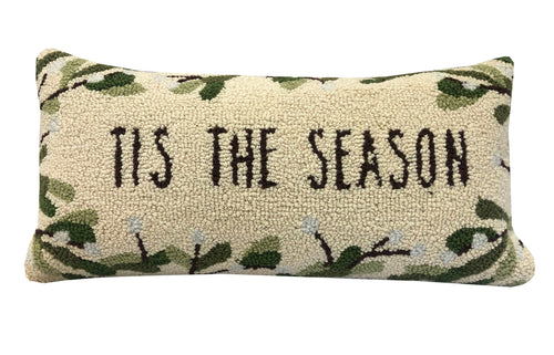 Tis The Season Cream Pillow