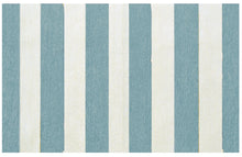 Stripends Turquoise Area Rug (25679D)