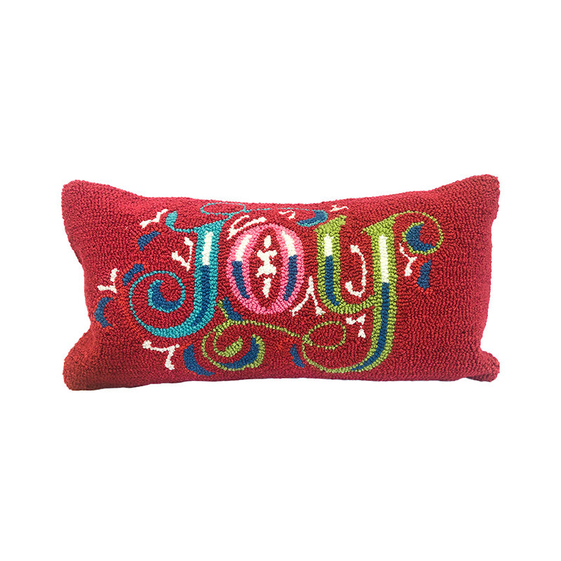 Joy Red Rug/Doormat/Pillow