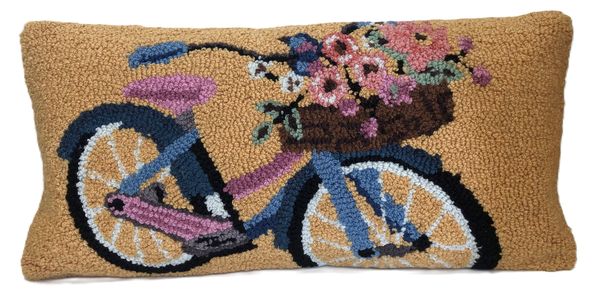 Blossom Bike Mustard Rug/Doormat