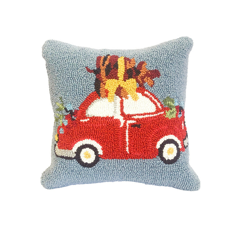 Pinecone Tree On Car Doormat/Pillow