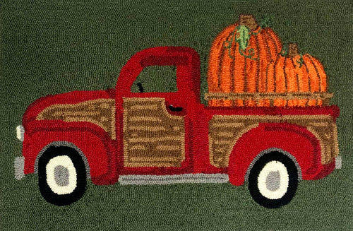 Vintage Harvest Truck Green