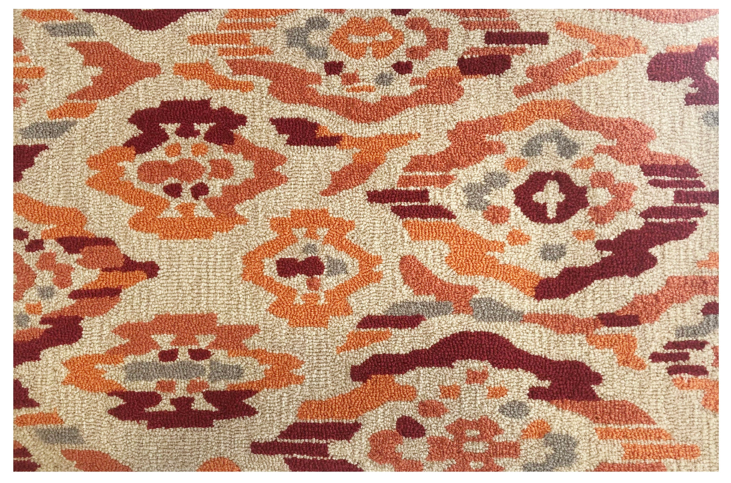 Broken Ikat Red Rug/Doormat