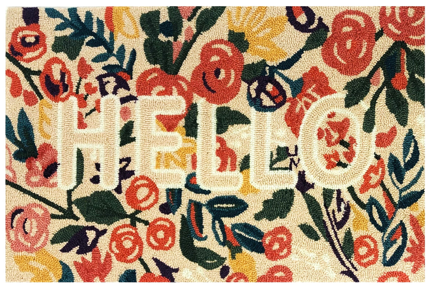 Reba Hello Birch Rug/Doormat/Pillow