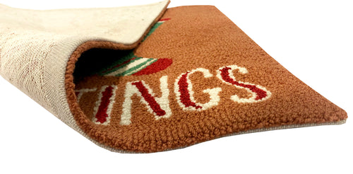 Seasons Greetings Stockings Rug/Doormat