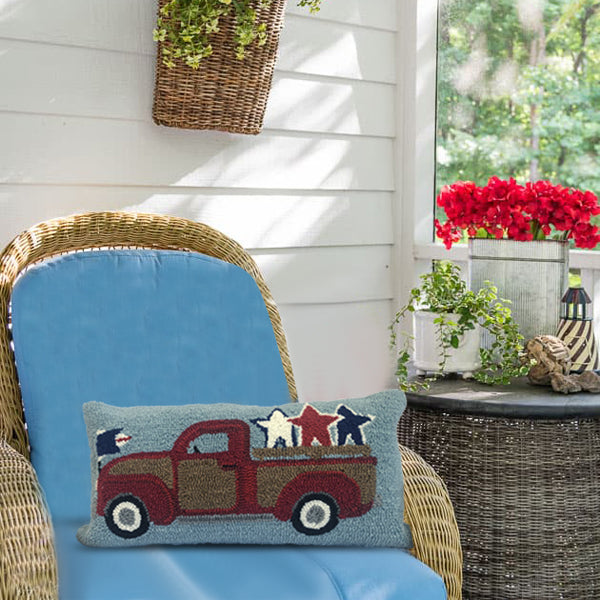 Americana Vintage Truck Rug/Doormat/Pillow