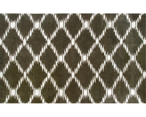 Scale Brown Area Rug