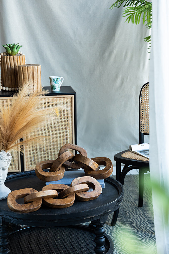 Teak Chain Decor