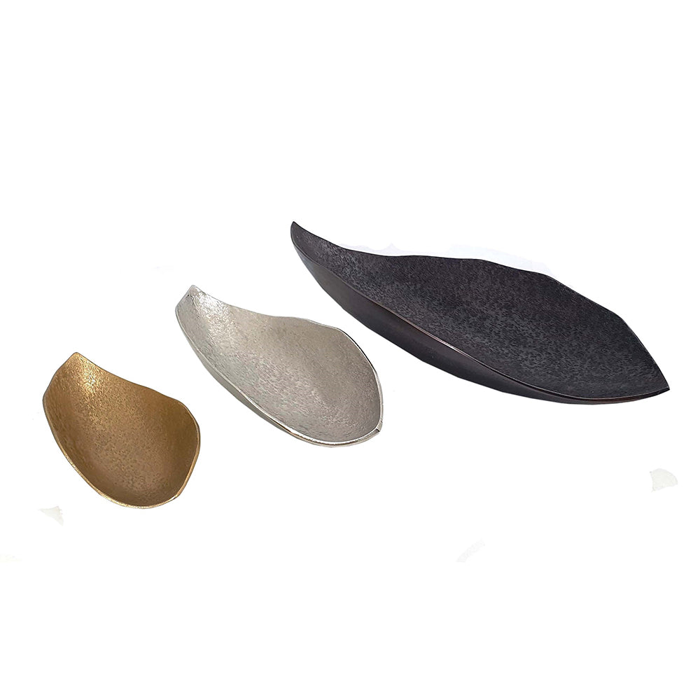 Set of 3 Metallic Nalu Trays