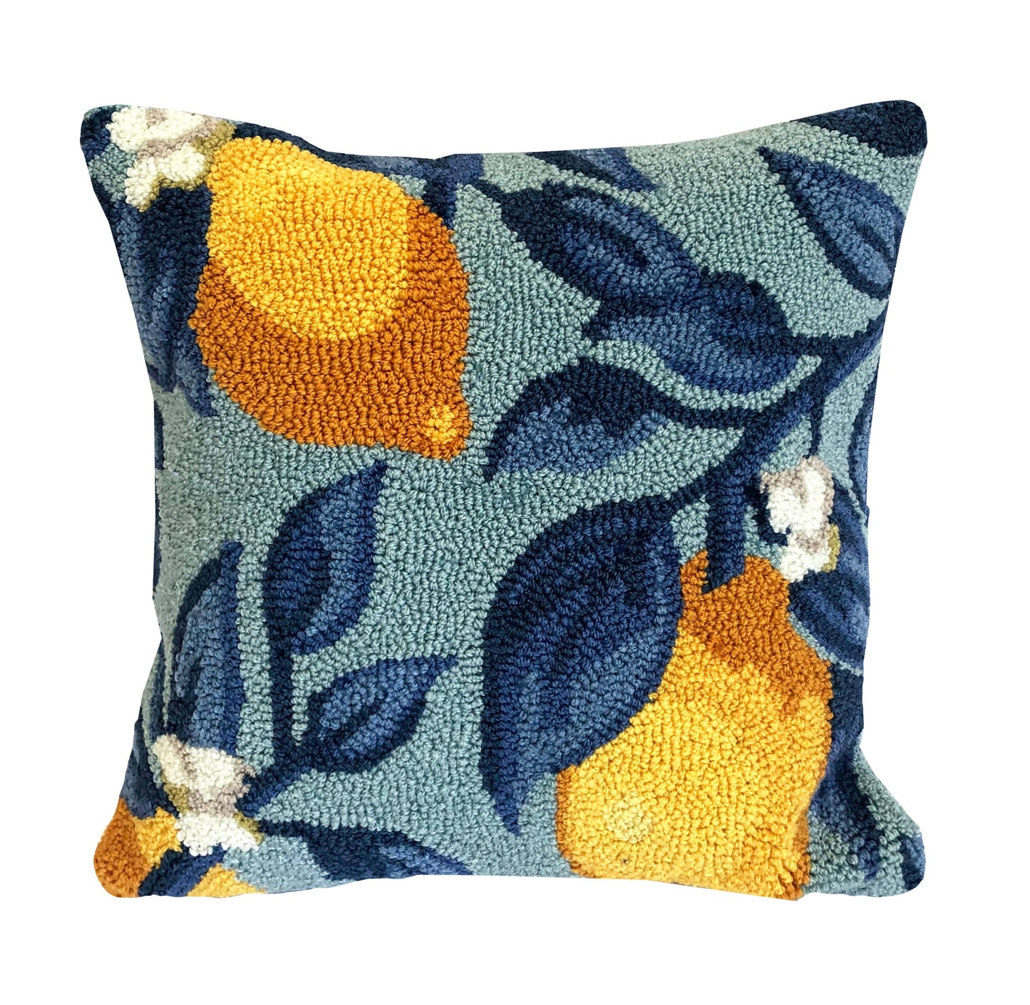 Lemon Vine Aqua Rug/Doormat/Pillow