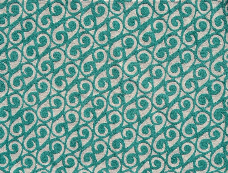 Yang Teal Area Rug