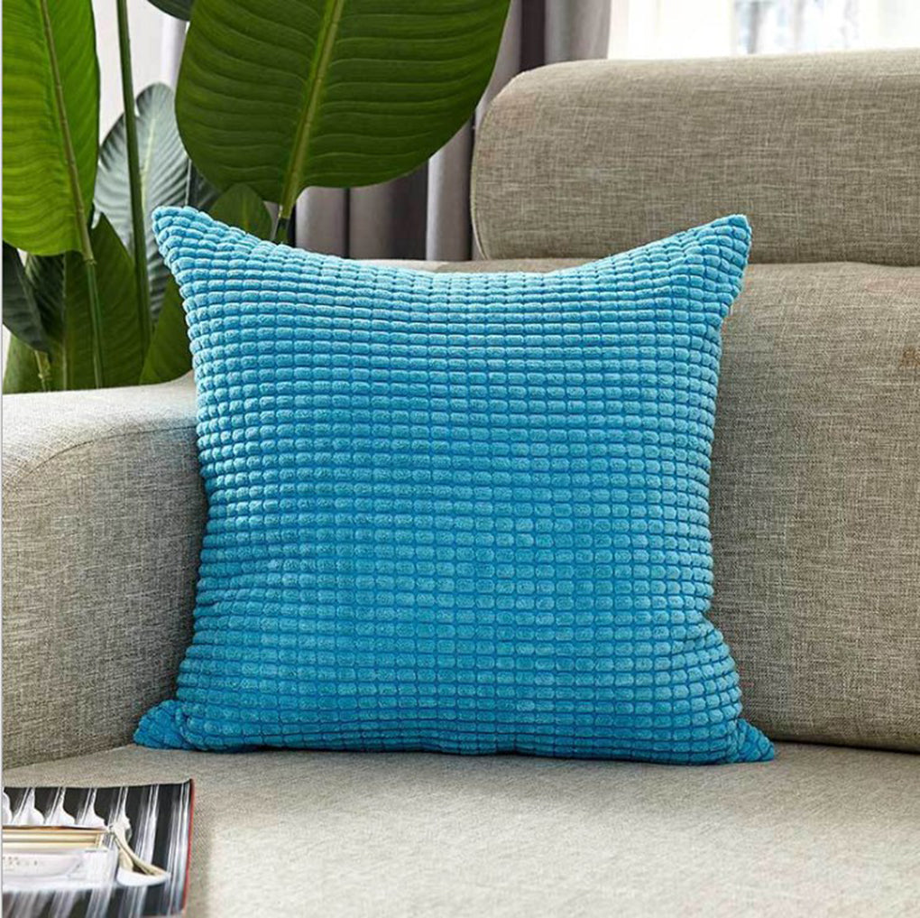 3-Piece Coordinated Pillow Bundle with Inserts – square throw Pillows AND Inserts 3 blues in 2 sizes options