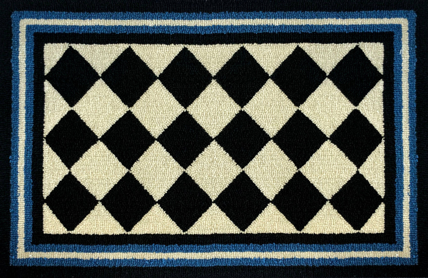 Harlequin Blue Border