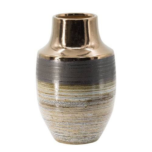 Earth Tone Urn Vase