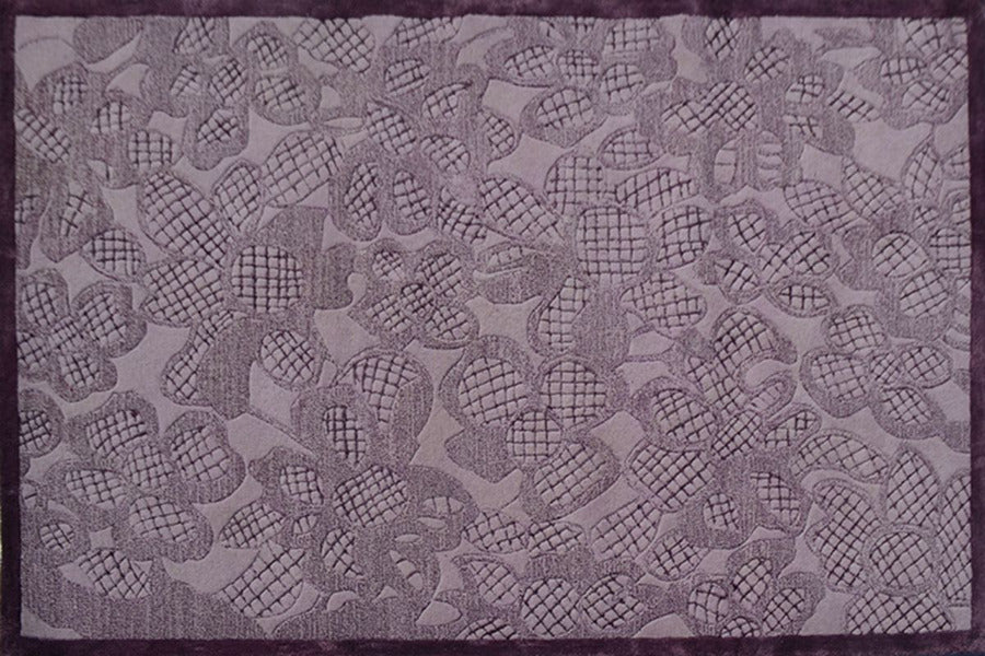 Laced Purple Area Rug