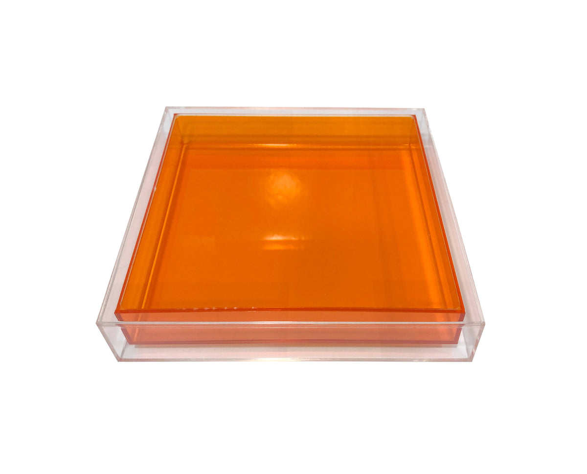 Encased Lucite Tray The Rug Market