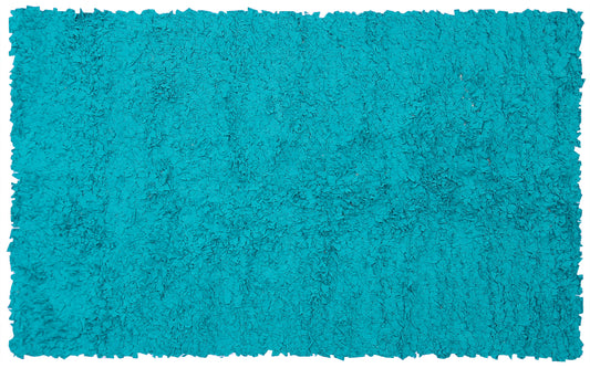 Shaggy Raggy Teal Area Rug