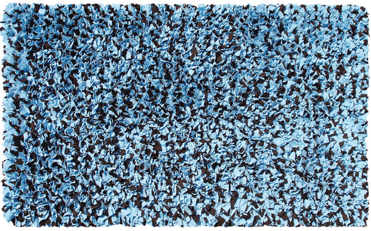 Shaggy Raggy Blue/Brown Area Rug