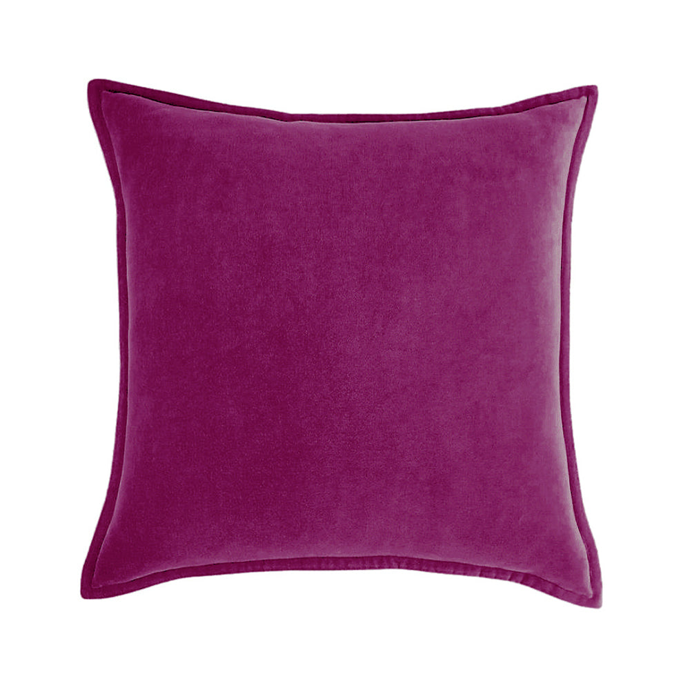 Throw Pillow Cover with 450g Insert, dark-grey, velvet, 20X20, Decorative Cushion