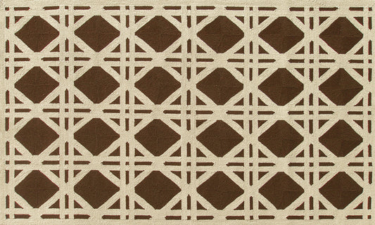 Cane Brown Area Rug