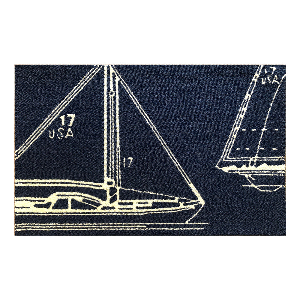 Sail Away Blue Area Rug