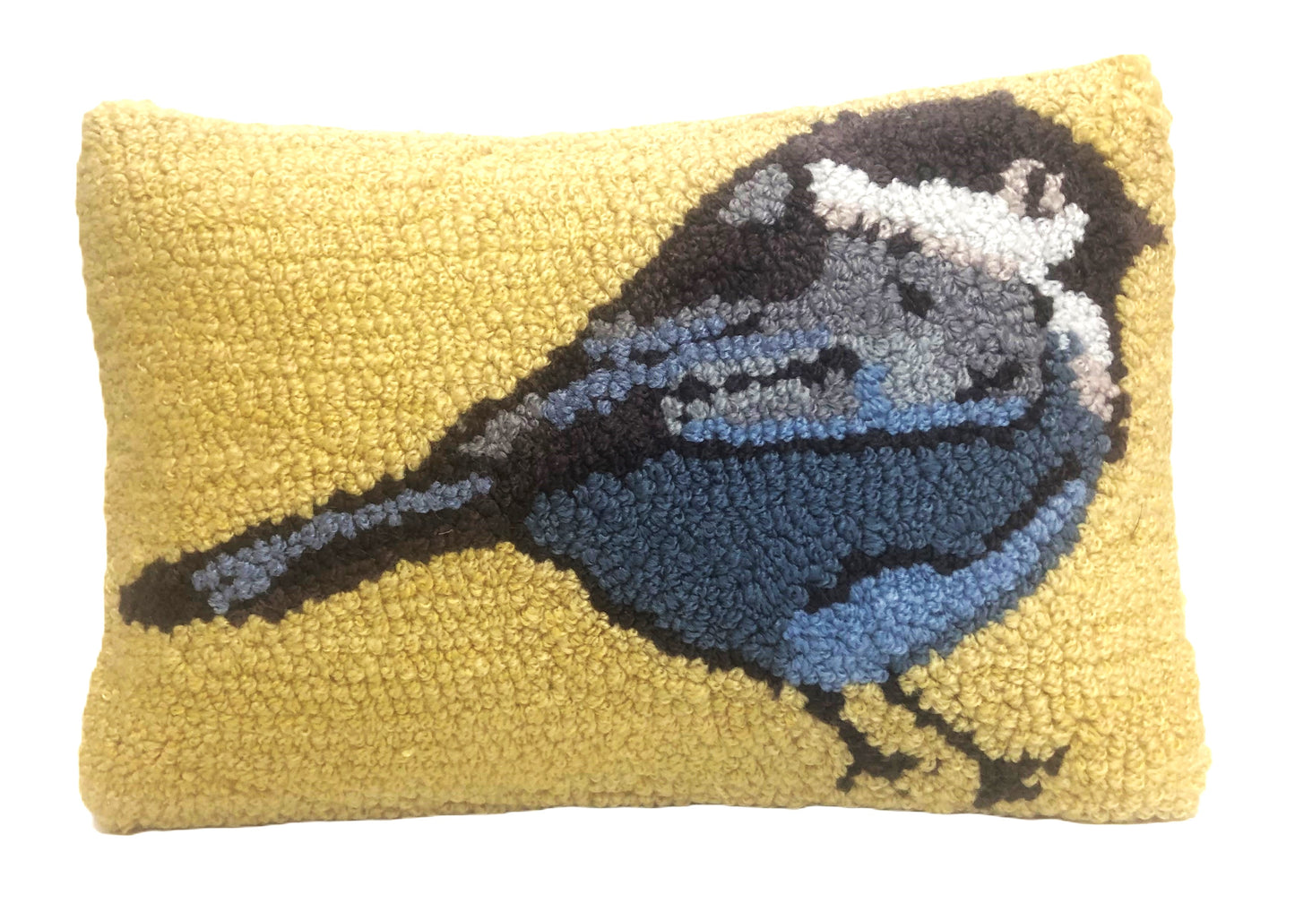 Chickadee Yellow Blue Moon Rug/Mat/Pillow