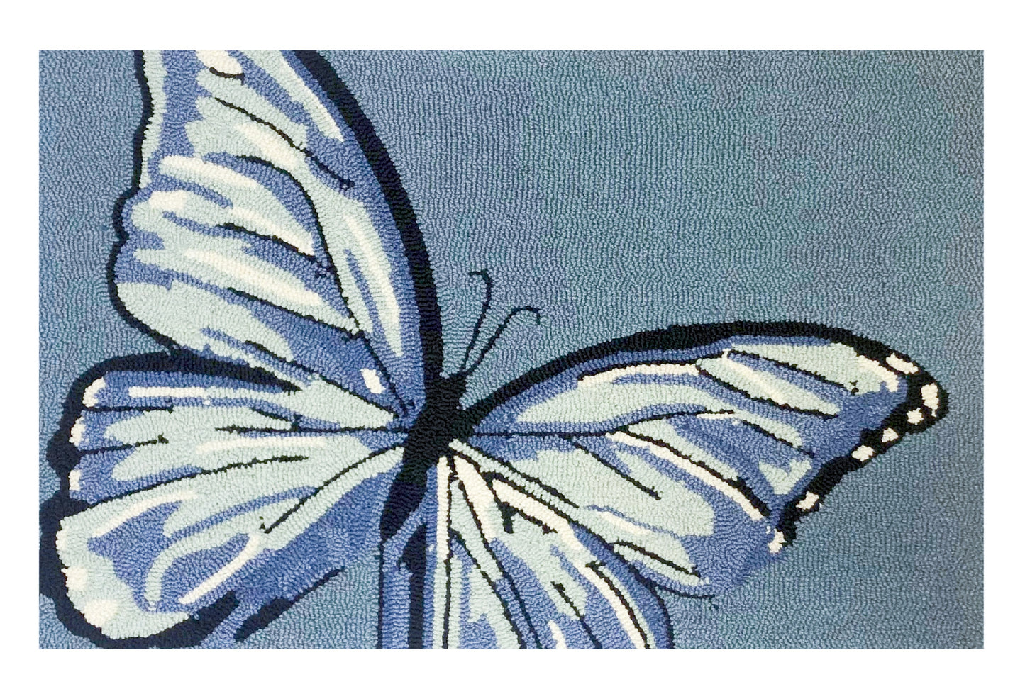 Butterfly Denim Doormat