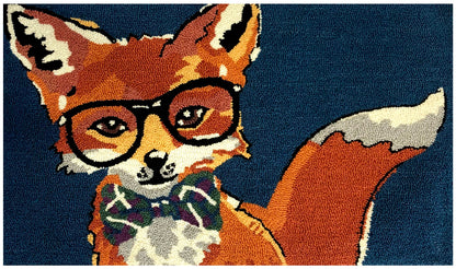 Dapper Fox Navy Doormat