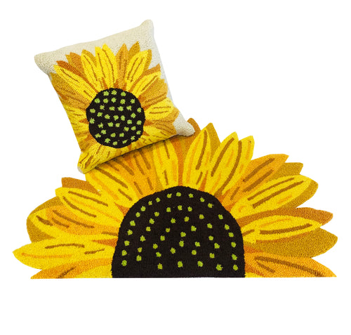 Sunflower Slice Rug/Doormat/Pillow