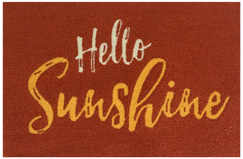 Hello Sunshine Citrus Rug/Doormat/Pillow