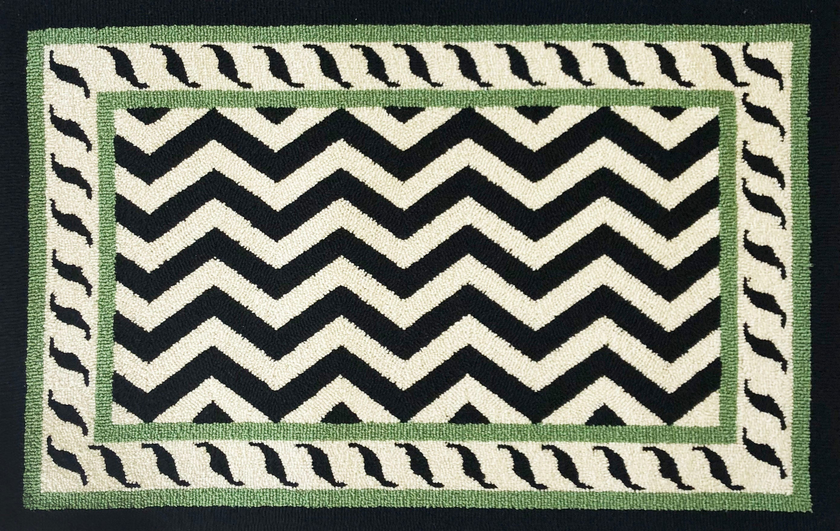 Uma Border Chevron Indoor/Outdoor Rug – The Rug Market