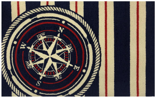 Nautical Compass Rug/Doormat/Pillow