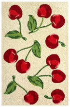 Cherry Toss Ivory Rug/Doormat/Pillow