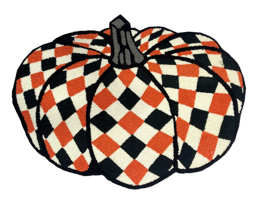 Harlequin Pumpkin Rug/Doormat