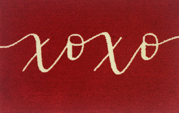 Xoxo Red Rug/Doormat/Pillow