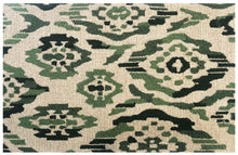 Broken Ikat Green Rug/Doormat
