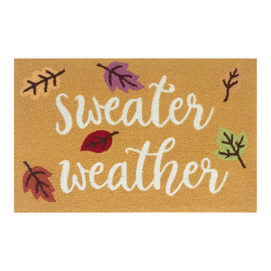 Sweater Weather Yellow Rug/Doormat