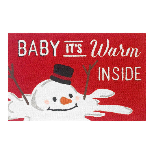 Baby It's Warm Red Rug/Doormat