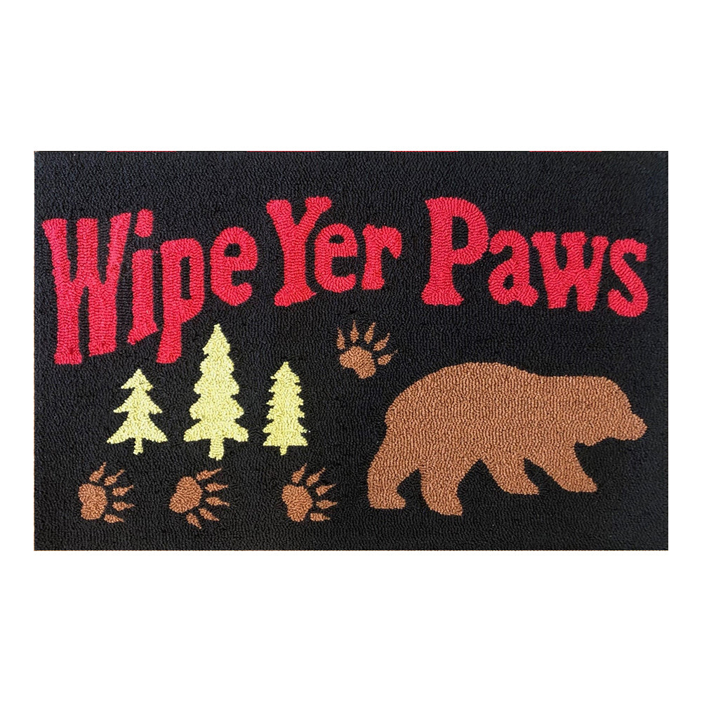 Wipe Yer Paws Black