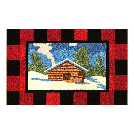 Snowy Cabin Plaid