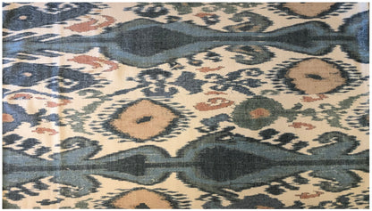 Peyton Ikat Blue (Print) Rug/Doormat