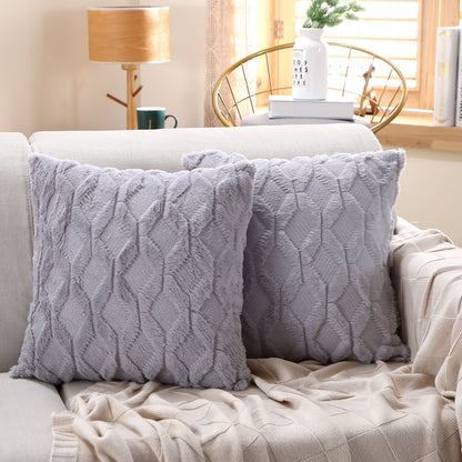 18"x18" Throw Pillow FULL set of cover and insert  Wide Variety of Colors reversable