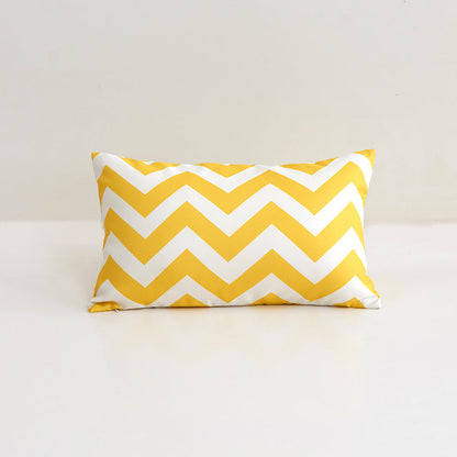 2 size options Stripes/Waving Outdoor Waterproof Pillow (With Insert) waterproof outdoor throw pillow, great for your outdoor furniture