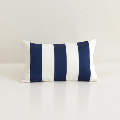 2 size options Stripes/Waving Outdoor Waterproof Pillow (With Insert) waterproof outdoor throw pillow, great for your outdoor furniture