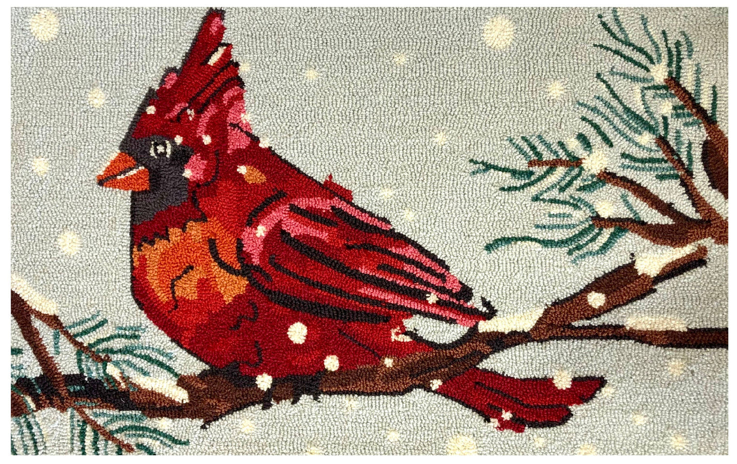 Cardinal In The Snow