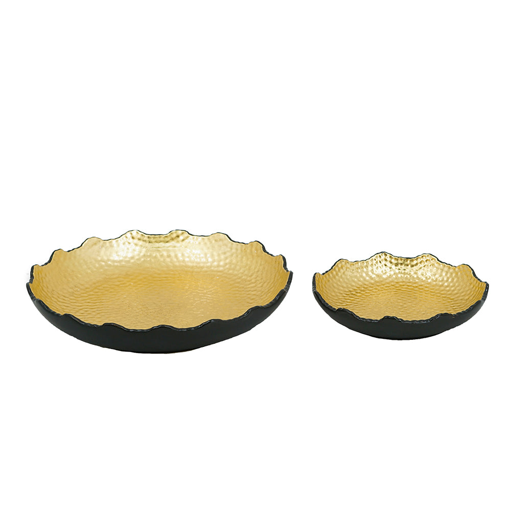 Metro Gilded Deco Plate (Set of 2)