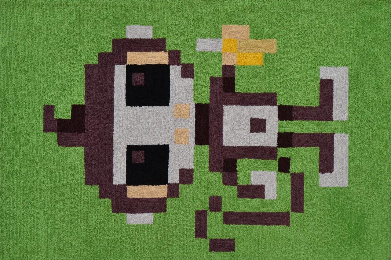Pixel Monster Rug Pixel Monkey Area Rug – The Rug Market