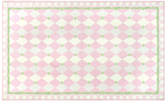 Harlequin Pink Rug