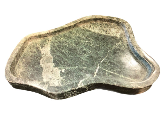 Green Shaped Marble Tray