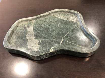 Green Shaped Marble Tray